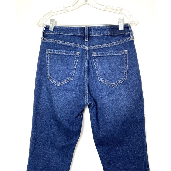 Abercrombie and Fitch The Skinny High Rise Jeans Womens Size 27 Dark Wash 4R - Picture 6 of 13